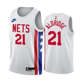 Dres Brooklyn Nets Lemarcus Aldridge 21 2022-23 Classic Edition Bijela Swingman